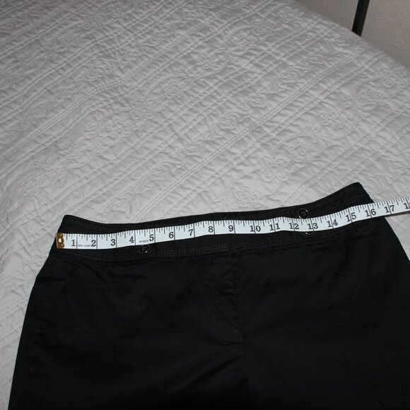 White House Black Market Pedal Pushers Size 8 Black - Picture 7 of 9